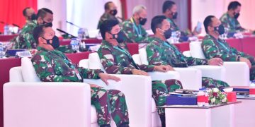 Kasal Ikuti Rapim TNI Tahun 2021