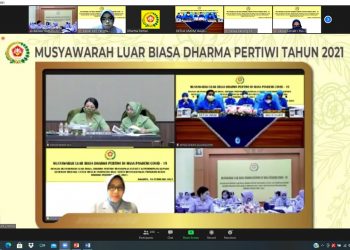 Ketum Jalasenastri Ikuti Muslub Dharma Pertiwi