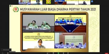 Ketum Jalasenastri Ikuti Muslub Dharma Pertiwi