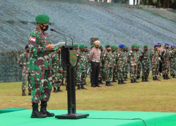Tingkatkan Disiplin dan Kepatuhan Prajurit, Pangdam XVII/Cenderawasih Buka Operasi Gaktib dan Yustisi Polisi Militer TA 2021