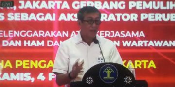 Pesan Menkumham Yasonna Laoly bagi Pelaku Media Mainstream dalam Hadapi Disrupsi Media Sosial