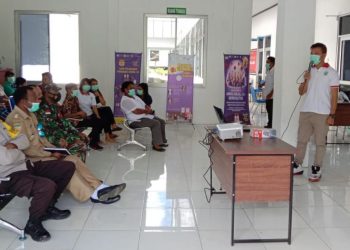Sukseskan Program Vaksinasi, Koramil Bokondini Hadiri Sosialisasi Vaksinasi Covid-19