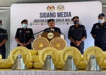 Alamak! Aparat Malaysia Sita Narkoba Senilai Rp 17,5 Trilyun