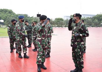 57 Perwira Tinggi TNI Naik Pangkat