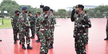 57 Perwira Tinggi TNI Naik Pangkat