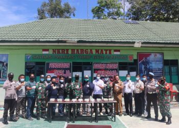 Tim Gabungan TNI Berhasil Gagalkan Penyelundupan 10 Kg Sabu di Perbatasan