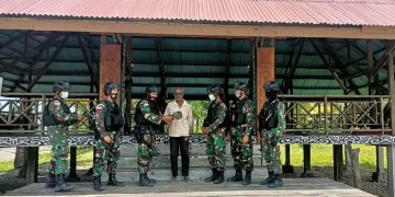 Jalin Hubungan Baik, TNI Silaturahmi Dengan Tokoh Adat Papua