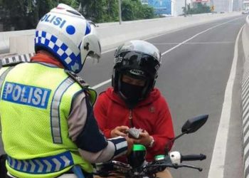 Polisi Tilang Pengendara Moge yang Terobos Ring I Istana Kepresidenan