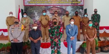 Dandim 1711/Boven Digoel Mewakili Danrem Merauke Buka TMMD Ke-110 Tahun 2021