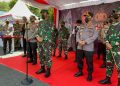 Panglima TNI Bersama Kapolri Tinjau Vaksinasi 2.000 anggota TNI-Polri di Palembang