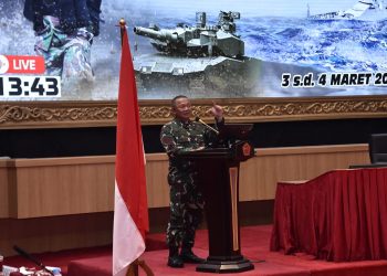 Kasum TNI Tutup Rakorops TNI Tahun 2021
