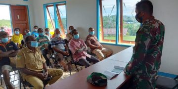 TNI Manunggal Membangun Desa Gelar Sosialisasi Bela Negara