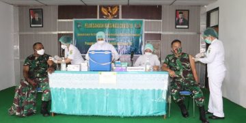 Dukung Program Nasional, Kodam XVII/Cenderawasih laksanakan Vaksinasi Covid-19