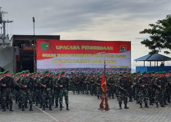 Kodam XVII/Cenderawasih Terima Satgas Pamtas RI-PNG