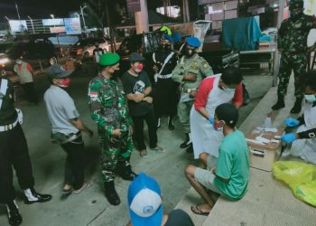 Tegakkan Protokol Kesehatan, Kodim Jayapura Gelar Patroli Yustisi Gabungan