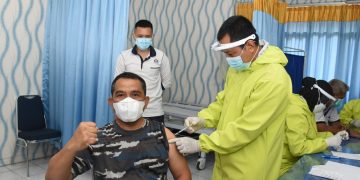 Sukseskan Vaksinasi Covid-19, Seskoal Berikan Vaksin kepada Prajurit dan PNS