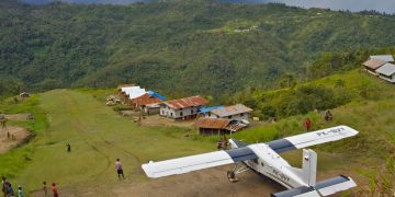 KSB Sandera Pesawat Susi Air di Kabupaten Puncak Papua