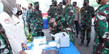 Panglima TNI Pimpin Langsung Vaksinasi Covid-19 Bagi Prajurit TNI di Wilayah Yogyakarta