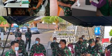 Kogabwilhan I Tanjung Pinang Jalani Vaksinasi Covid-19