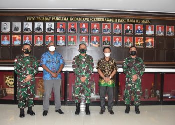 Pangdam XVII/Cenderawasih Terima Kunjungan DETIKDA Papua
