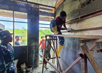 Komandan SSK: Program TNI Manunggal Membangun Desa di Distrik Kawagit Sudah Mencapai 50,1 Persen