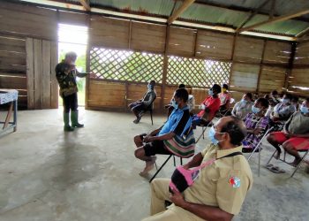 TNI Manunggal Membangun Desa Kodim 1711/BVD Gelar Penyuluhan Ketahanan Pangan dan Pertanian