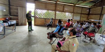 TNI Manunggal Membangun Desa Kodim 1711/BVD Gelar Penyuluhan Ketahanan Pangan dan Pertanian