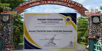 Korem 174 Merauke Raih Peringkat Pertama Nilai IKPA di Provinsi Papua