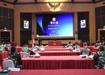 Panglima TNI:   Diperlukan  Kerjasama Lintas Sektoral Untuk Hadapi Potensi Ancaman Kedaruratan Nasional dan Global