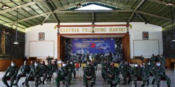 150 Personel Korem 174 Merauke Selesai Melaksanakan Vaksinasi Covid-19 Tahap Kedua