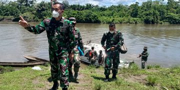 Tim Wasev Mabes TNI AD Tinjau Lokasi TMMD ke-110 Kodim Boven Digoel di Distrik Kawagit