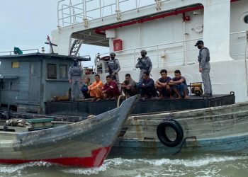 Lagi, Bakamla Gagalkan Transfer BBM Ilegal di Perairan Kepri