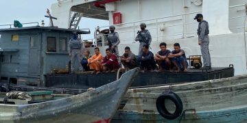 Lagi, Bakamla Gagalkan Transfer BBM Ilegal di Perairan Kepri