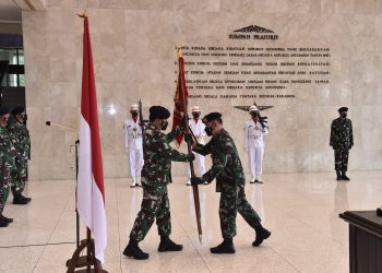 Panglima TNI Pimpin Penyerahan Jabatan Komandan Kodiklat dan Sertijab Asisten Logistik