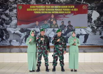 Pimpin Acara Penerimaan Tugas dan Jabatan Kasrem 174/ATW, Brigjen TNI Bangun Nawoko: Tugas Selesai dengan Baik Jika ada Kerjasama yang Baik