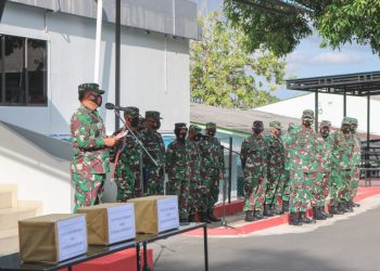 Sambut Bulan Ramadhan 1442 H, Pangkogabwilhan I Bagikan Bingkisan Bagi Seluruh Prajurit Kogabwilhan I