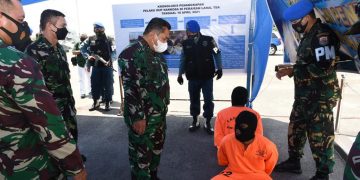 TNI AL Tangkap  Dua Penyelundup 100 Kg  Narkoba di Sumut