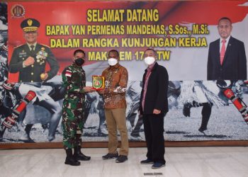 Danrem 174 Merauke Terima Kunjungan Anggota DPR RI Komisi I 