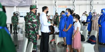 Presiden Jokowi Janji Bangun Rumah untuk Keluarga 53 ABK KRI Nanggala-402
