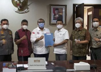 Terima Pimpinan Serikat Buruh, Moeldoko Apresiasi Tak Ada Aksi Besar-besaran