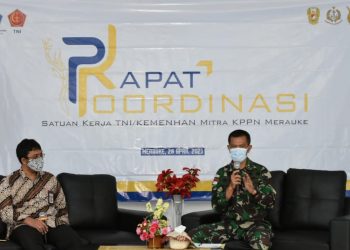 KPPN Merauke Percayakan Korem 174 Sebagai Narasumber Rakor dan Diskusi Panel