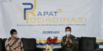 KPPN Merauke Percayakan Korem 174 Sebagai Narasumber Rakor dan Diskusi Panel