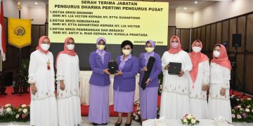[Foto] Ketua Umum Dharma Pertiwi Pimpin Sertijab Pengurus Pusat