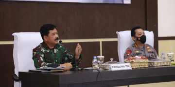 Panglima TNI dan Kapolri Berikan Pengarahan Kepada Prajurit TNI-Polri di Sulawesi Tengah