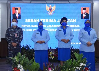 Ketua Umum Jalasenastri Pimpin Sertijab Ketua Gabungan Jalasenastri Mabesal