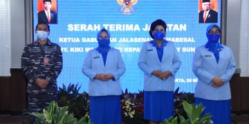 Ketua Umum Jalasenastri Pimpin Sertijab Ketua Gabungan Jalasenastri Mabesal