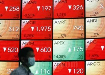 Menutup Sesi Perdagangan Minggu Ini, IHSG Mengalami Penurunan