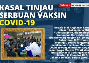 Infografis: Kasal Tinjau Serbuan Vaksin Covid-19