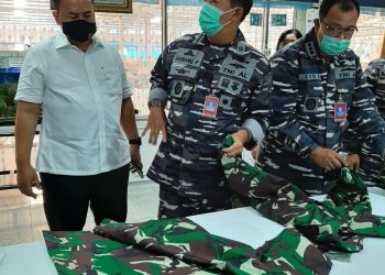 TNI AL Laksanakan Pengawasan dan Supervisi Produksi Pakaian Dinas