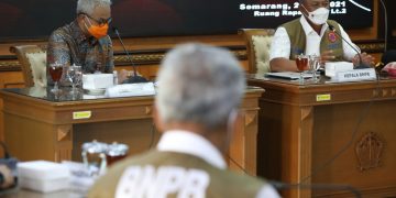 Lonjakan Kasus COVID-19 di Jateng, Begini Laporan Gubernur Kepada Ketua Satgas Ganip Warsito